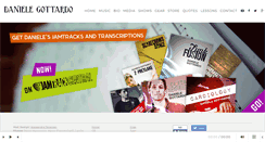 Desktop Screenshot of officialdanielegottardo.com